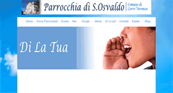 Desktop Screenshot of parrocchiacerro.net