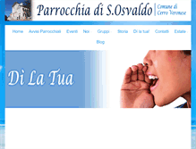 Tablet Screenshot of parrocchiacerro.net